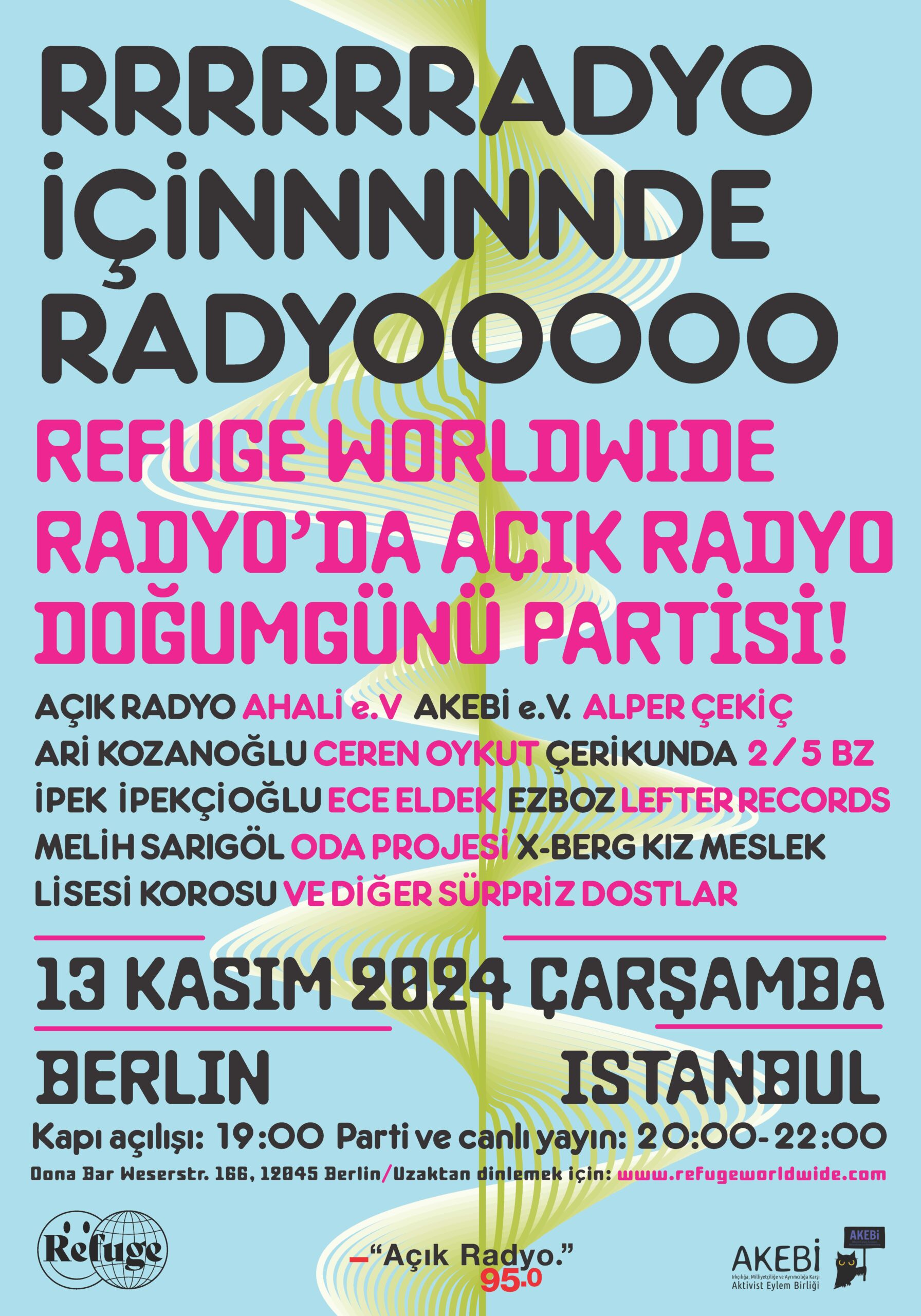 Açık Radyo’nun 30. yaşını Berlin’de Kutluyoruz!