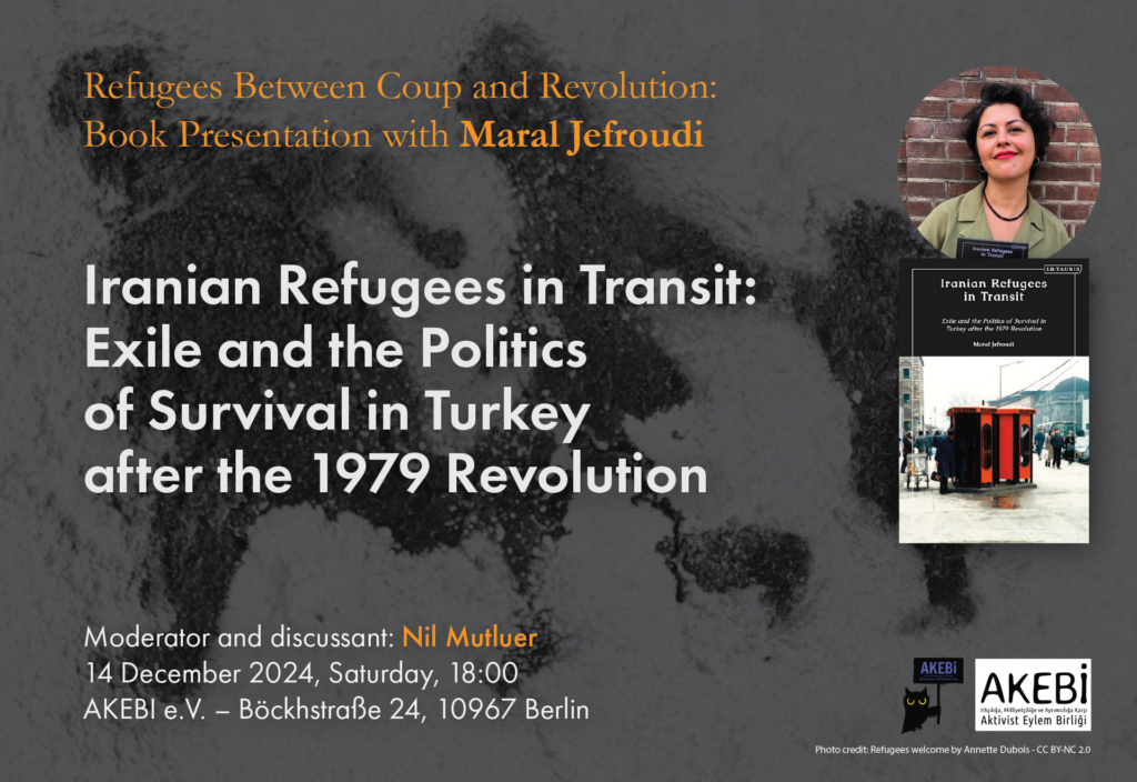 Refugees Between Coup and Revolution: Book Presentation with Maral Jefroudi